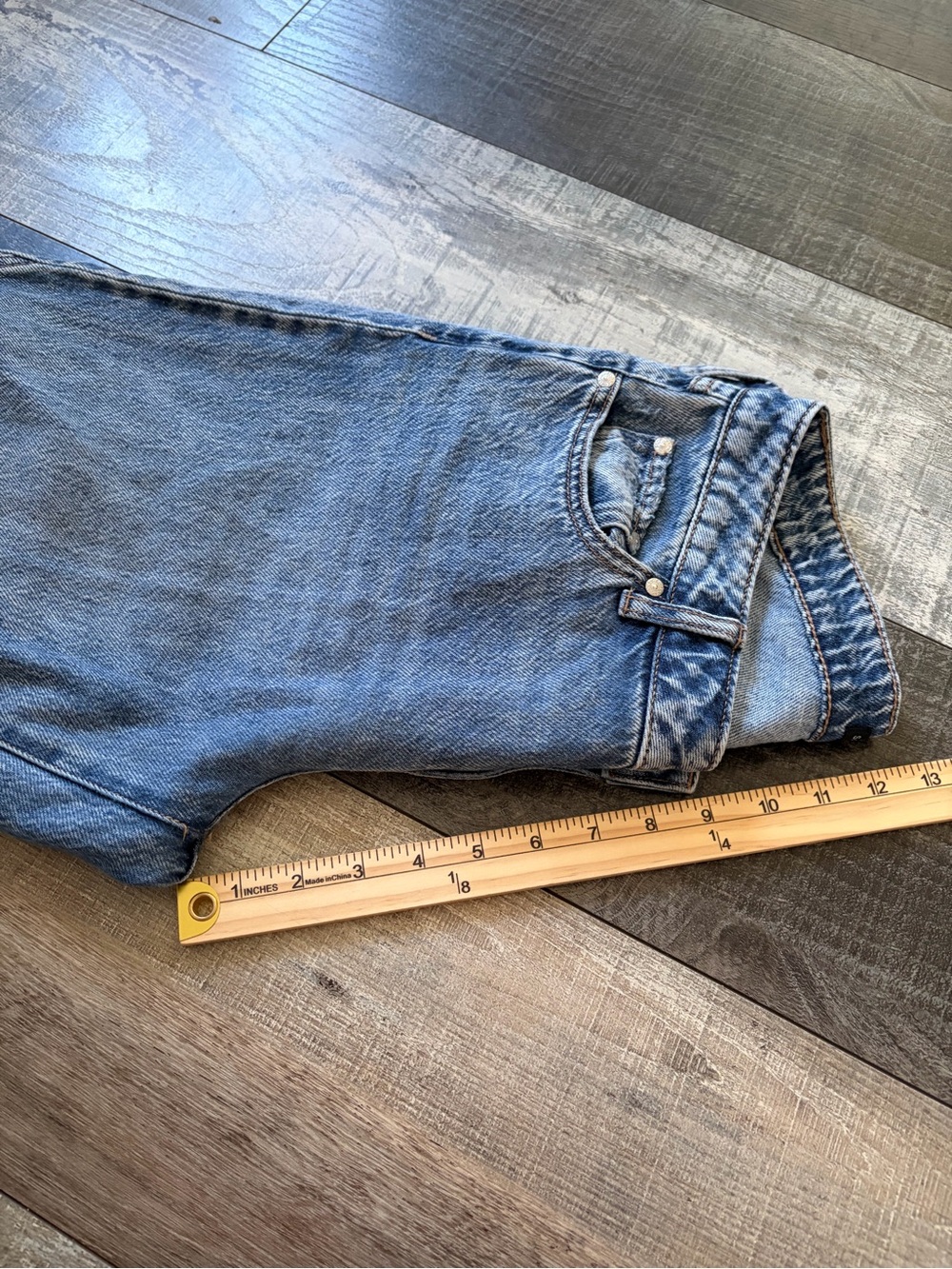 Sincerely Jules 5/27 Mid Rise Baggy Wide Leg Jeans Y2K - Picture 5 of 8